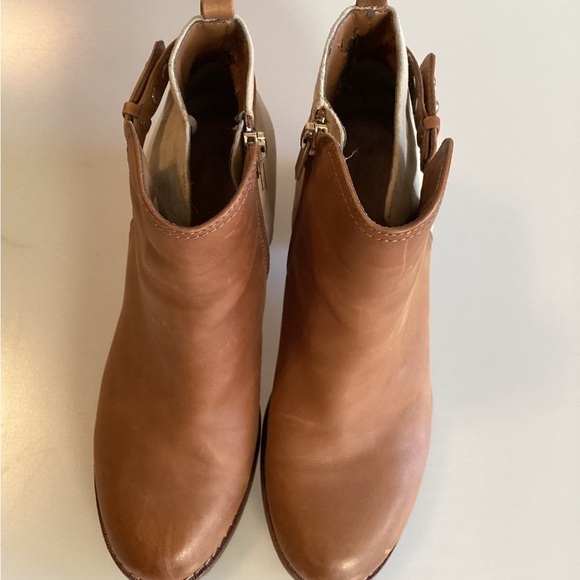 Sperry Top Sider Women's Ambrose Brown & Tan Leather Ankle Boots Size 7M - Picture 5 of 5